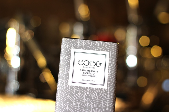 a bar of luxury chocolate