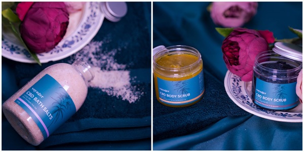 bath and body products in jars
