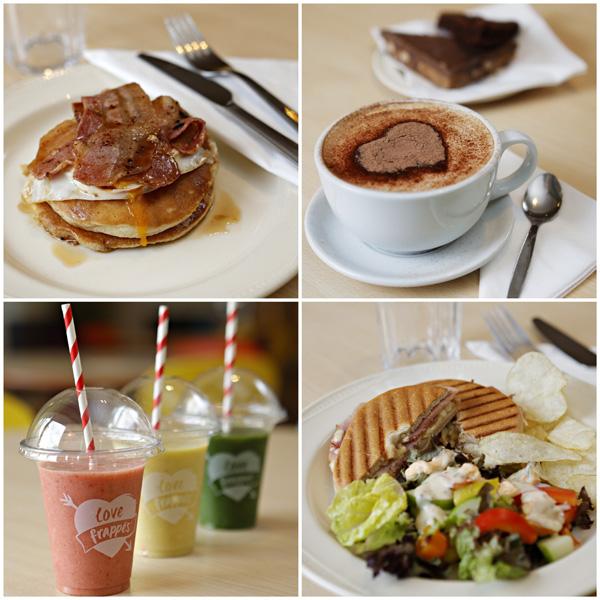 a selection of items on the menu in CafeLife