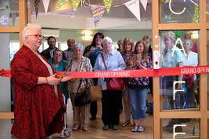 Val McDermid Opens CafeLife photo