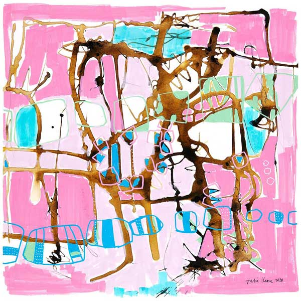 Julia Krone abstract art titled Sanary VI