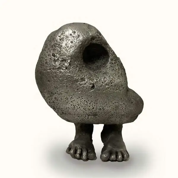RACHEL BLACKWELL Sculpture STANDING STONE II made of Pewter at Graystone Gallery